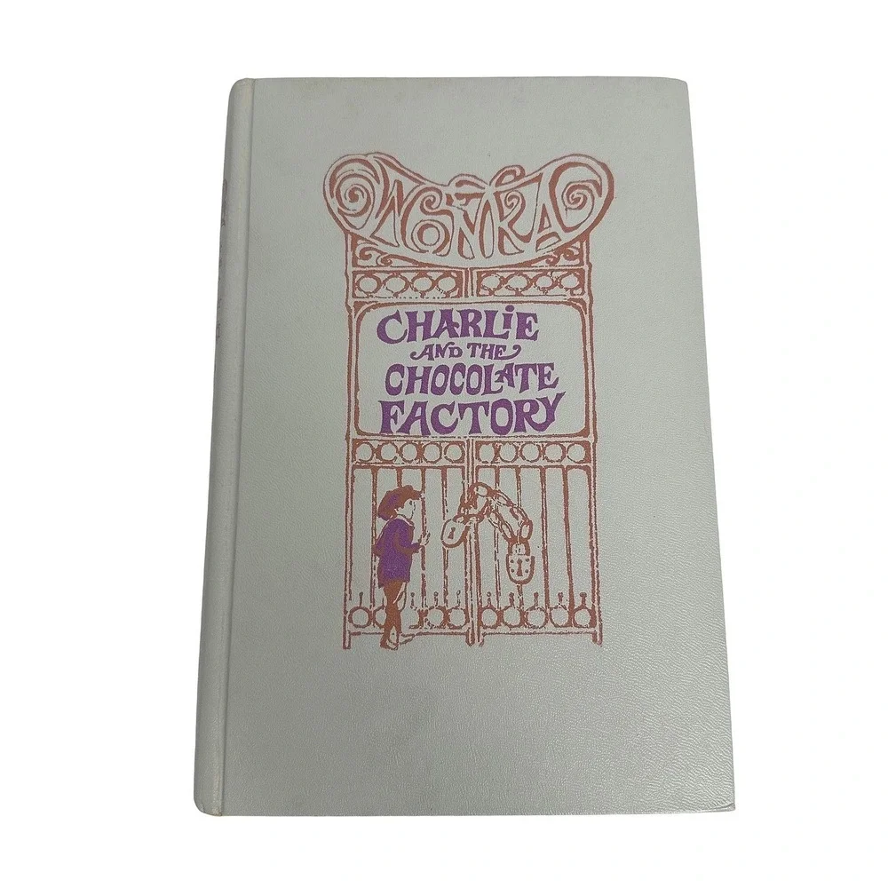 1964 Roald Dahl Charlie and the Chocolate Factory Vintage Hardcover Knopf Gray